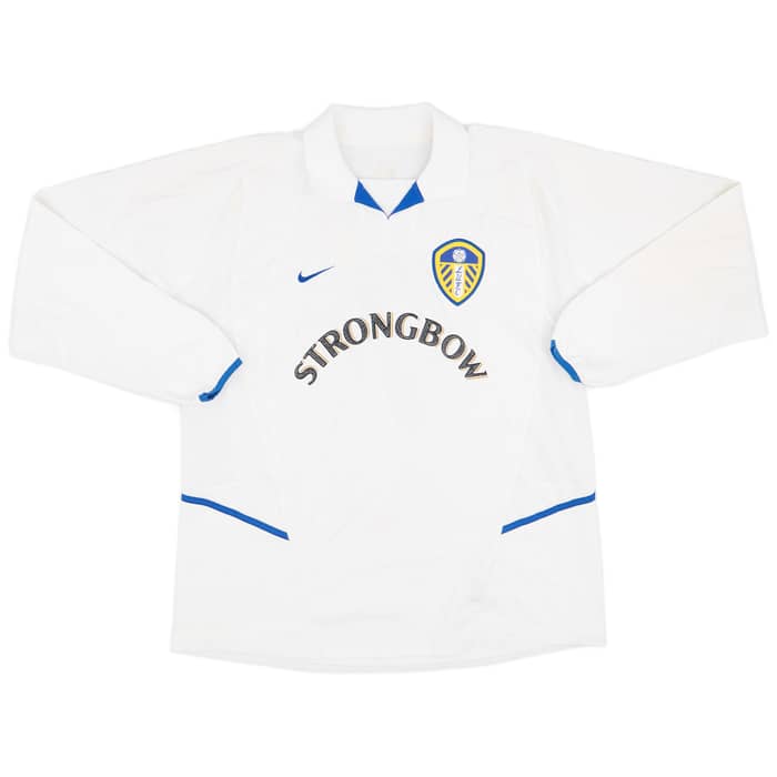 2002-03 Leeds United Home L/S Shirt Keane #7 - 8/10 - (XL)