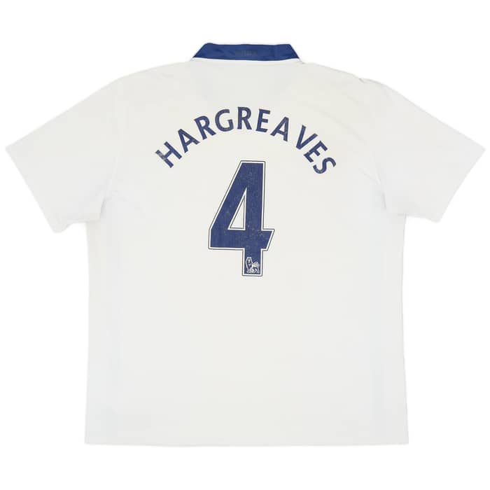 2008-10 Manchester United Away Shirt Hargreaves #4 - 6/10 - (XL)