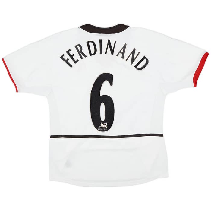 2002-03 Manchester United Away Shirt Ferdinand #6 - 7/10 - (S.Boys)