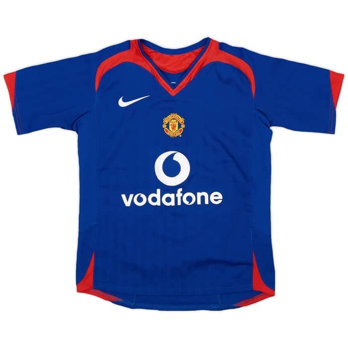 2005-06 Manchester United Away Shirt Saha #9 - 8/10 - (S.Boys)