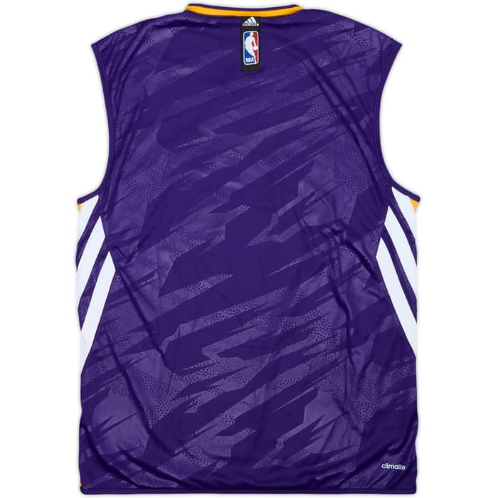 2012-13 LA Lakers adidas Reversible Training Jersey - 9/10 - (S)