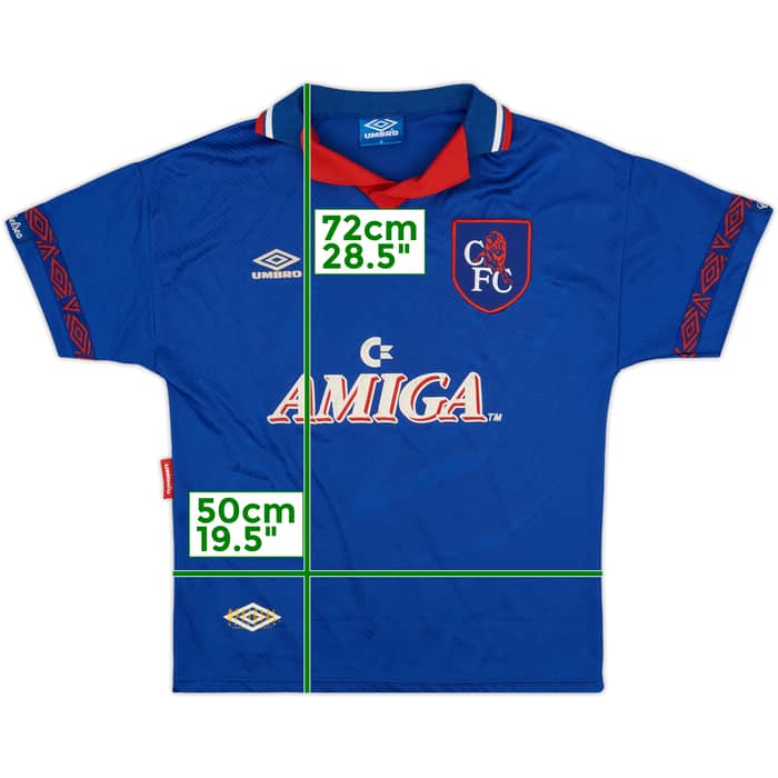 1993-94 Chelsea Home Shirt Hoad - 7/10 - (M)