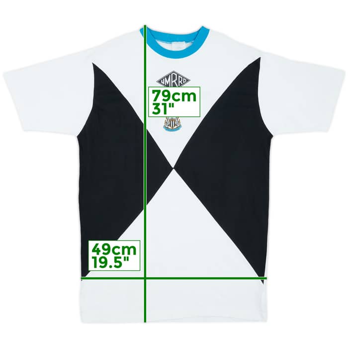 1990-91 Newcastle Umbro Cotton Tee - 7/10 - (L)