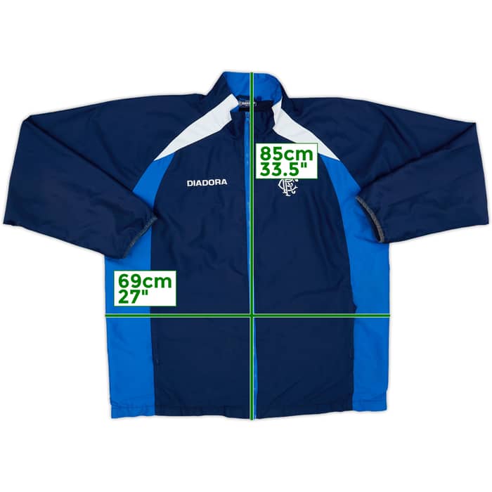 2003-04 Rangers Diadora Track Jacket - 5/10 - (XL)