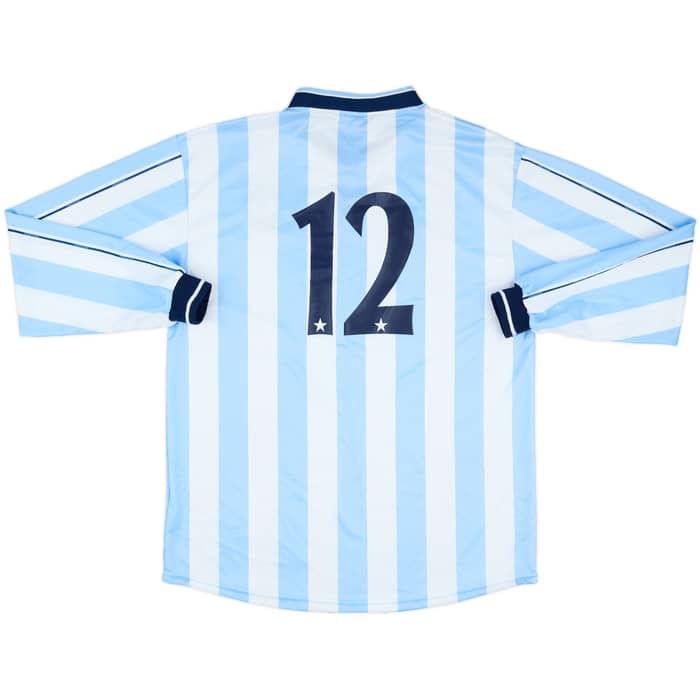 2008-09 Worthing United Match Issue Home L/S Shirt #12