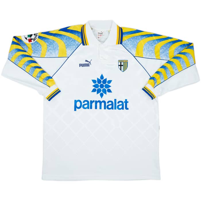 1995-97 Parma Home L/S Shirt Zola #10 - 8/10 - (XL)