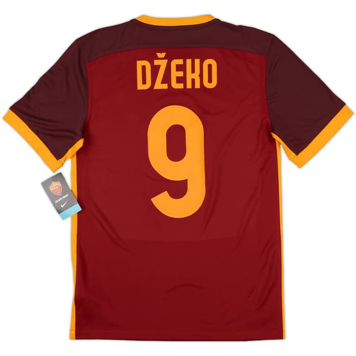2015-16 Roma Home Shirt Dzeko #9 (S)