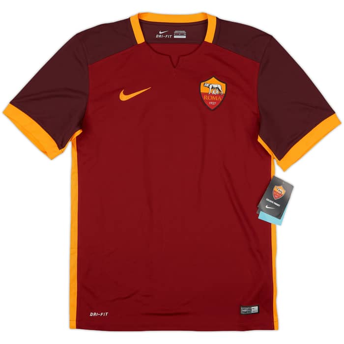 2015-16 Roma Home Shirt Dzeko #9 (S)