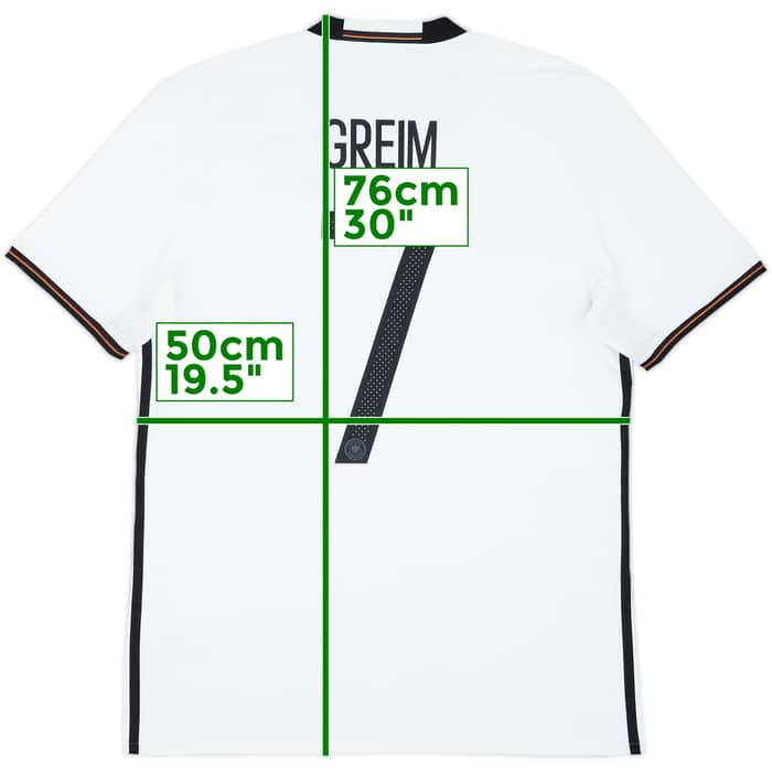 2015-16 Germany Home Shirt Greim #7 - 4/10 - (M)