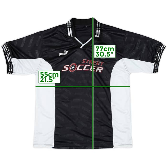 1990s Puma 'Street Soccer' Template Shirt - 8/10 - (L)