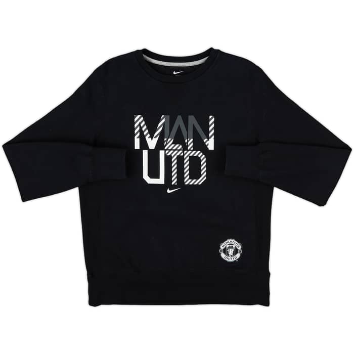 2012-13 Manchester United Nike Sweat Top - 8/10 - (M)
