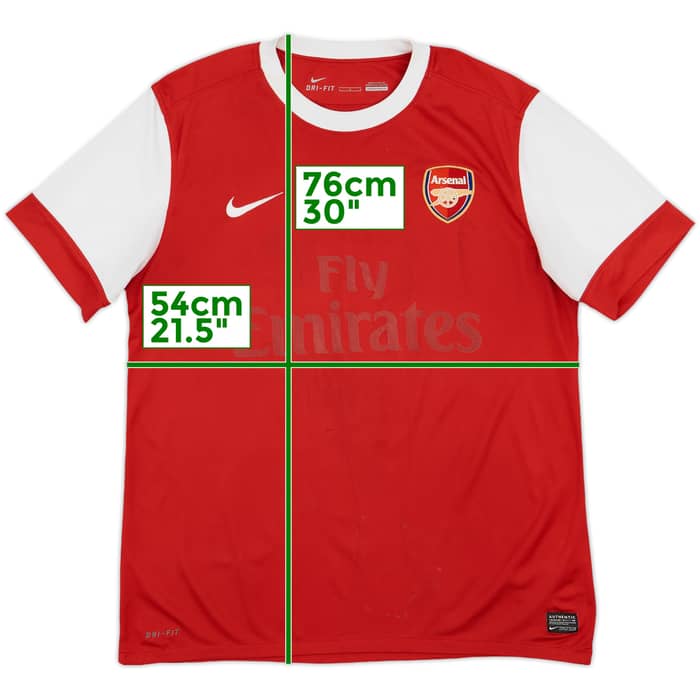 2010-11 Arsenal Home Shirt - 4/10 - (L)