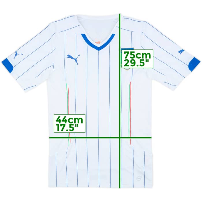 2014-15 Italy Authentic Away Shirt - 6/10 - (XL)