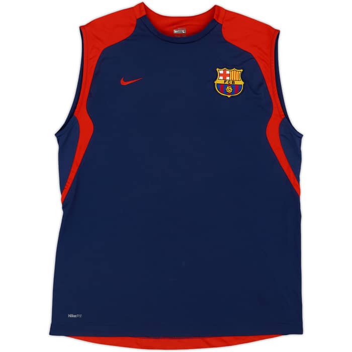 2007-08 Barcelona Nike Training Vest Eto'o #9 - 5/10 - (L)