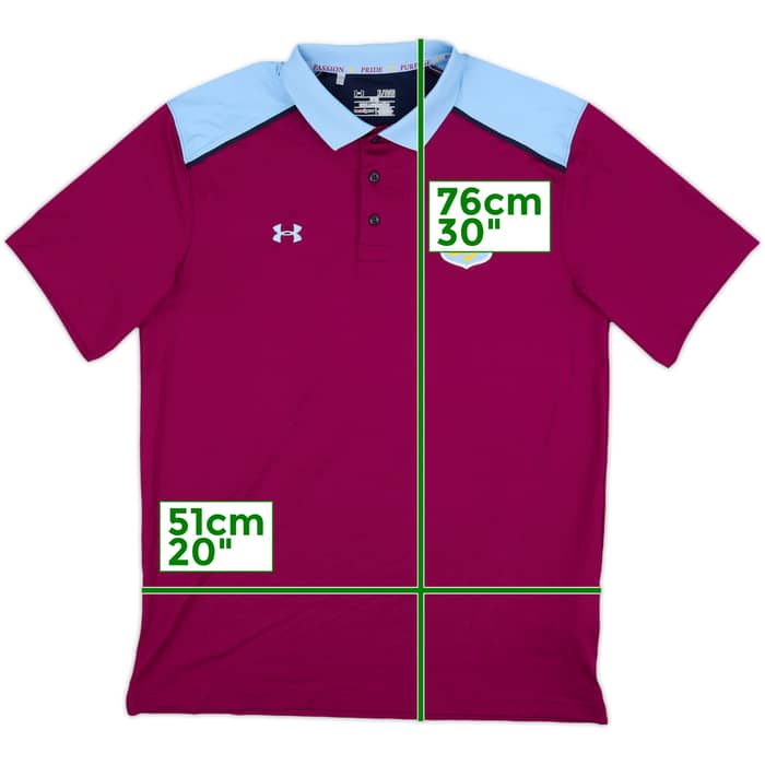 2016-17 Aston Villa Under Armour Training Polo Shirt - 10/10 - (XL)