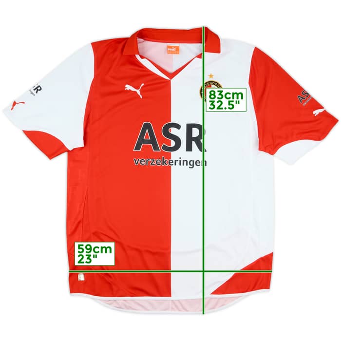 2010-11 Feyenoord Home Shirt - 9/10 - (XL)