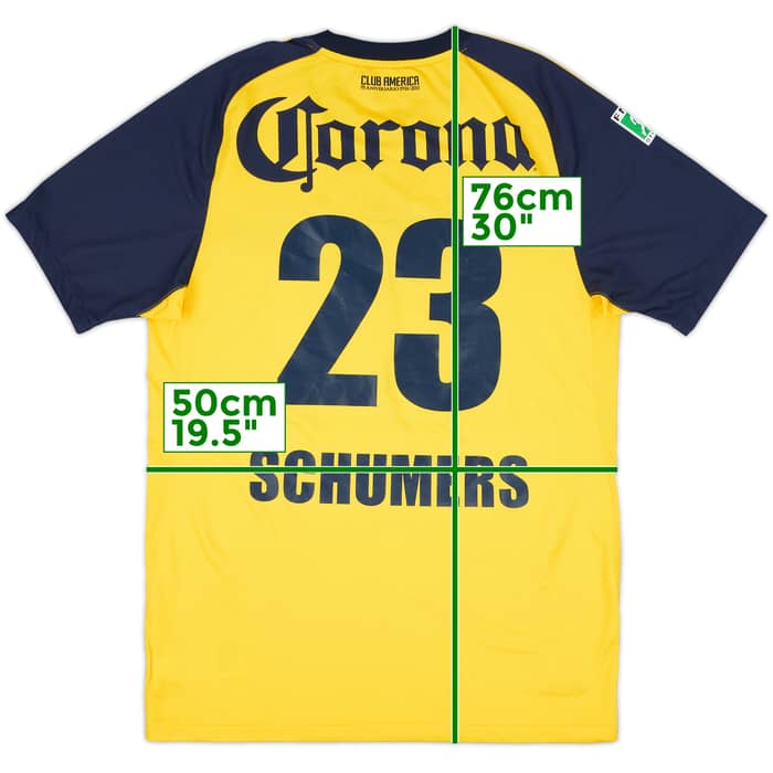 2012-13 Club America Home Shirt Schumers #23 - 9/10 - (M)