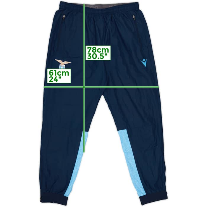 2021-22 Lazio Macron Track Pants/Bottoms - 8/10 - (XXL)