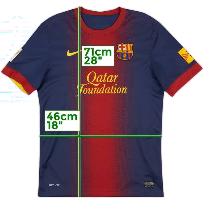 2012-13 Barcelona Home Shirt Messi #10 - 6/10 - (S)