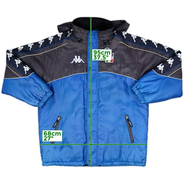 2000-02 Italy Kappa Padded Bench Coat - 8/10 - (XL)