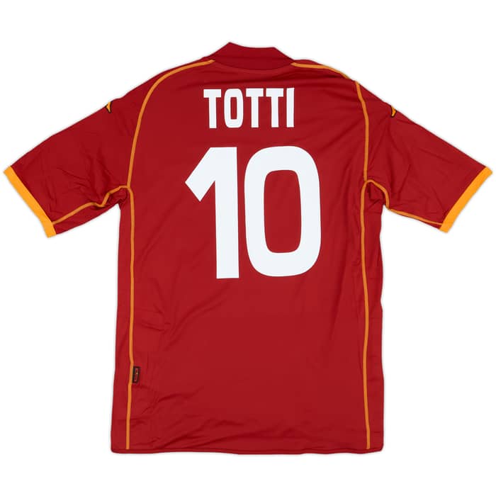 2008-09 Roma Home Shirt Totti #10 (XL)
