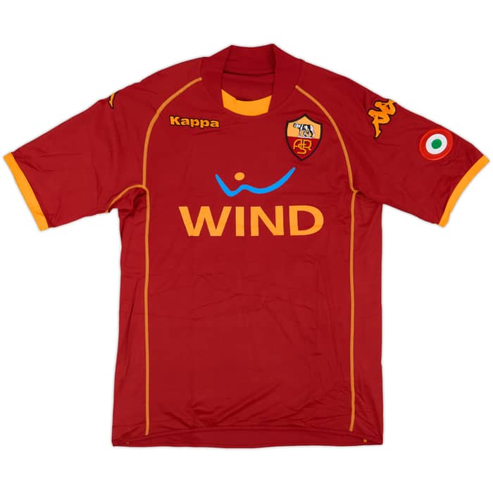 2008-09 Roma Home Shirt Totti #10 (XL)