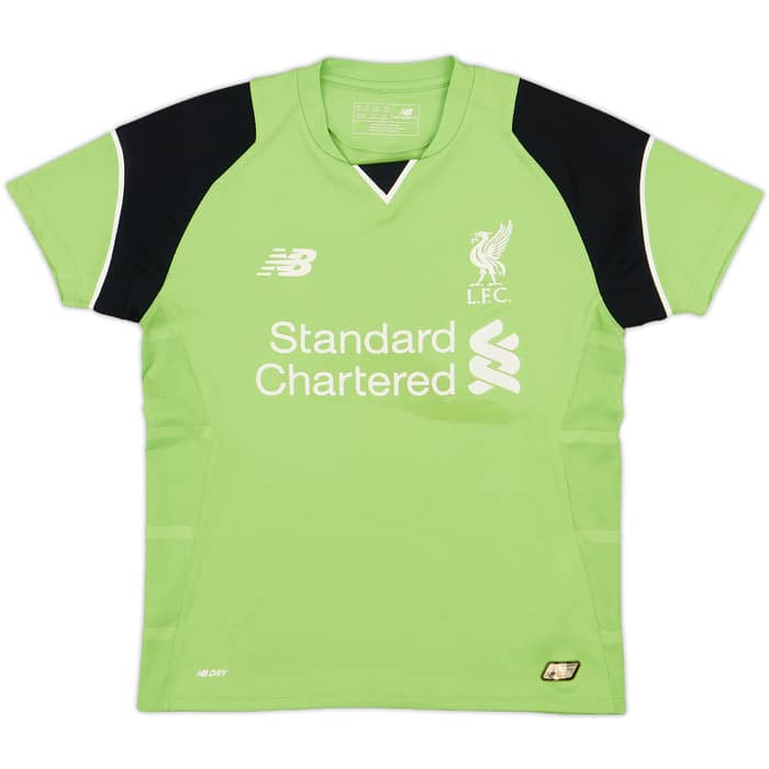 2016-17 Liverpool GK Shirt - 6/10 - (M.Boys)