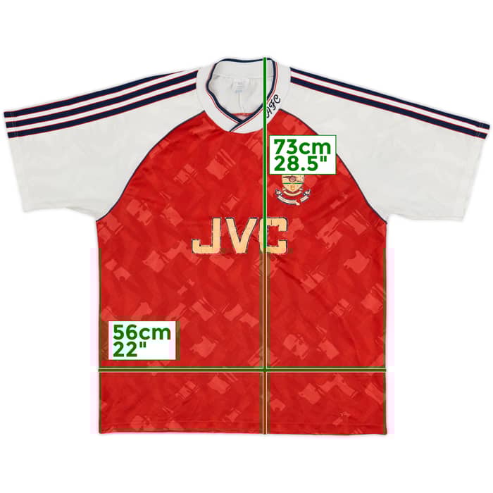 1990-92 Arsenal Home Shirt - 4/10 - (L)
