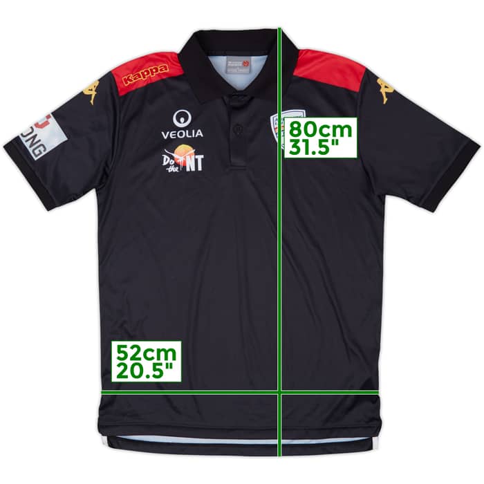 2014-15 Adelaide United Kappa Polo Shirt - 8/10 - (L)