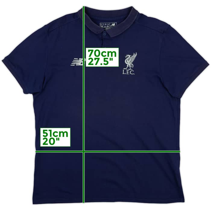 2016-17 Liverpool New Balance Polo Shirt - 9/10 - (M)