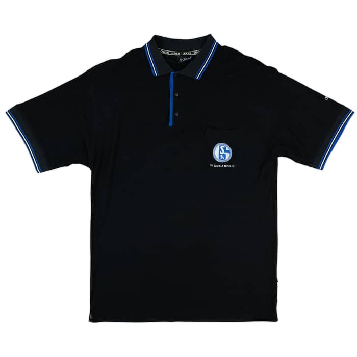 1996-97 Schalke adidas Polo Shirt - 9/10 - (XXL)