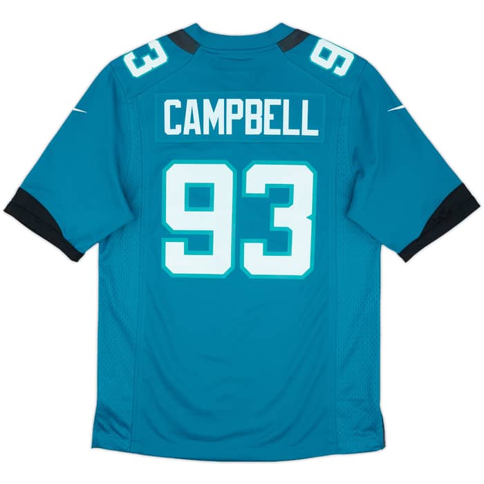 2018-19 Jacksonville Jaguars Campbell #93 Nike Game Home Jersey - 8/10 - (S)