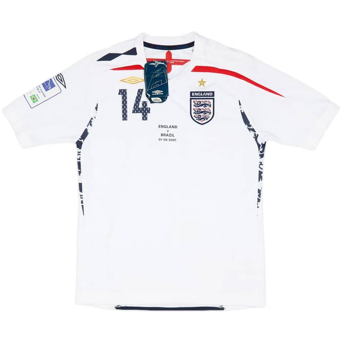 2007-09 England Home Shirt Lee Graves #14 (L.Boys)
