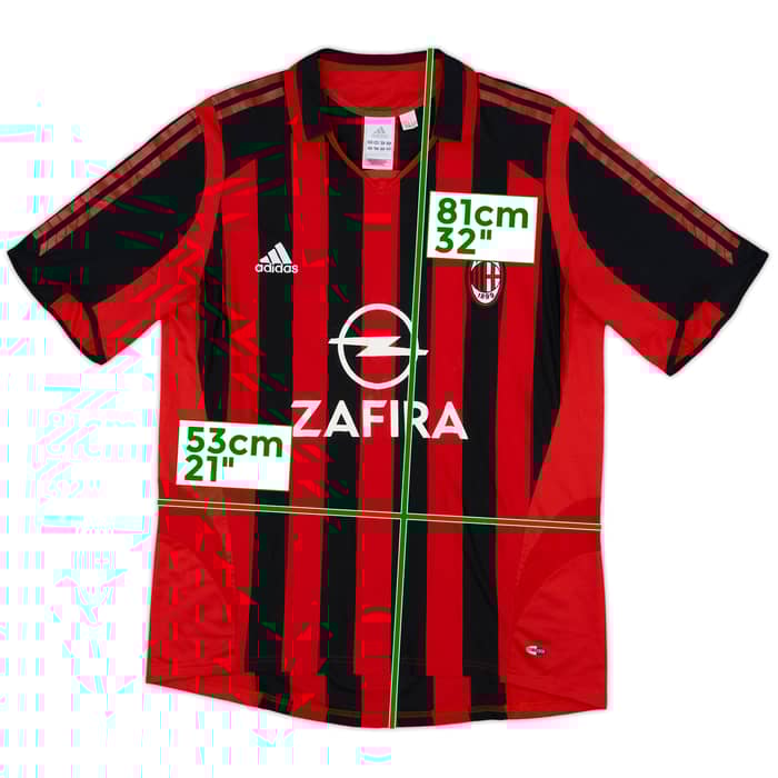 2005-06 AC Milan Home Shirt - 5/10 - (L)