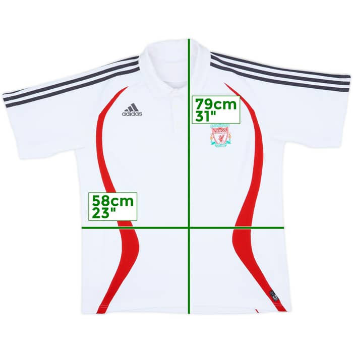 2006-07 Liverpool adidas Polo Shirt - 8/10 - (XL)