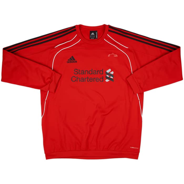 2010-11 Liverpool adidas Sweat Top - 4/10 - (XL)