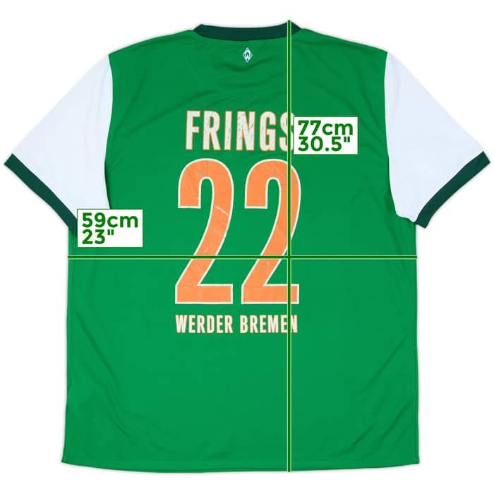 2009-10 Werder Bremen Home Shirt Frings #22 - 6/10 - (XL)