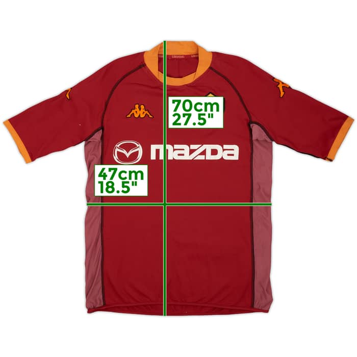 2002-03 Roma Home Shirt - 5/10 - (L)