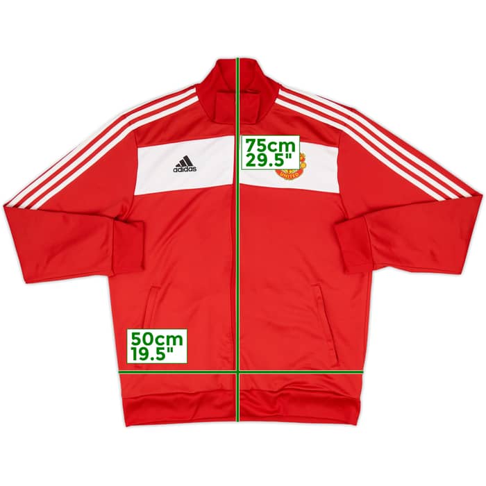 2020-21 Manchester United adidas Track Jacket - 6/10 - (XL)