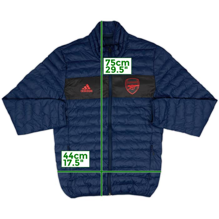 2019-20 Arsenal adidas Padded Bench Coat - 9/10 - (S)