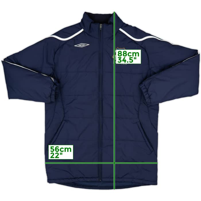 2008-09 Everton Umbro Padded Bench Coat - 6/10 - (L)