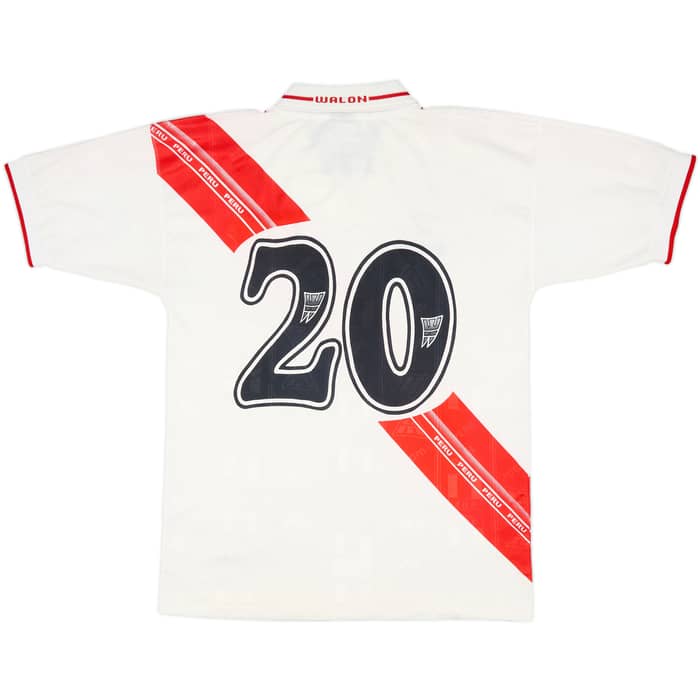 2000-01 Peru Home Shirt #20 - 9/10 - (M)