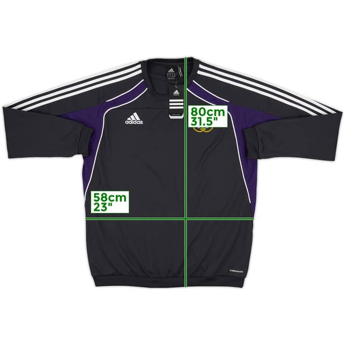 2010-11 Anderlecht adidas Sweat Top (XXL)