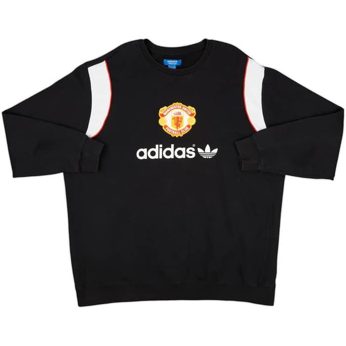 2015-16 Manchester United adidas Originals Sweat Top - 8/10 - (XXL)