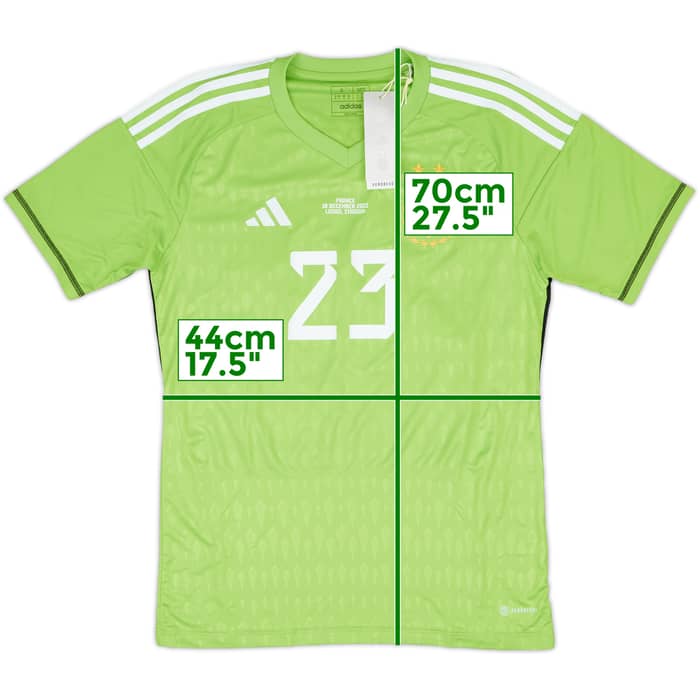 2022-23 Argentina GK 'vs France' Shirt E.Martinez #23 (S)