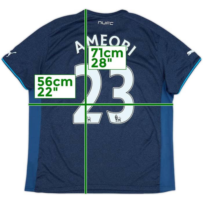 2013-14 Newcastle Away Shirt Ameobi #23 - 7/10 - (L)