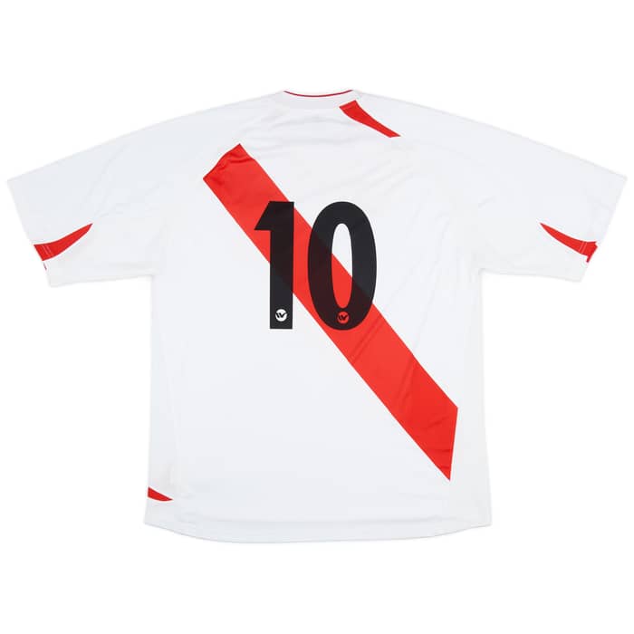 2007-09 Peru Home Shirt #10 - 7/10 - (XXL)