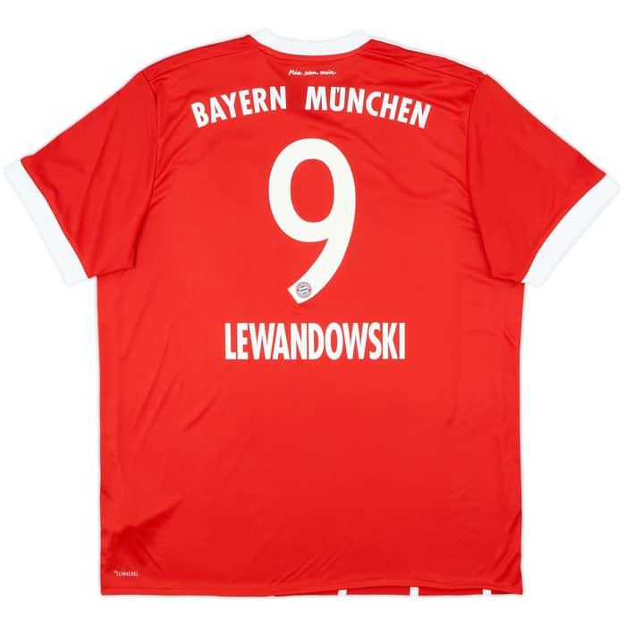 2017-18 Bayern Munich Home Shirt Lewandowski #9