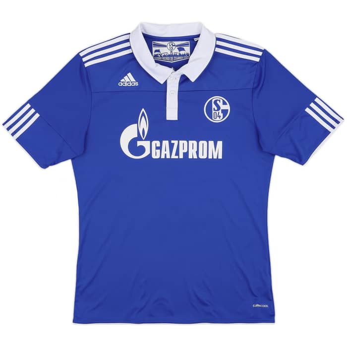 2010-12 Schalke Home Shirt Papadopoulos #14 - 10/10 - (L)