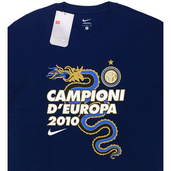 2010 Inter Milan Nike Campioni D'Europa Tee